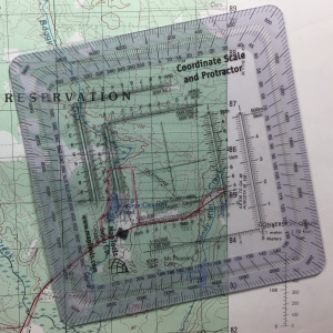 Alternative view of MapTools Grid Tool Map Protractor UTM/MGRS